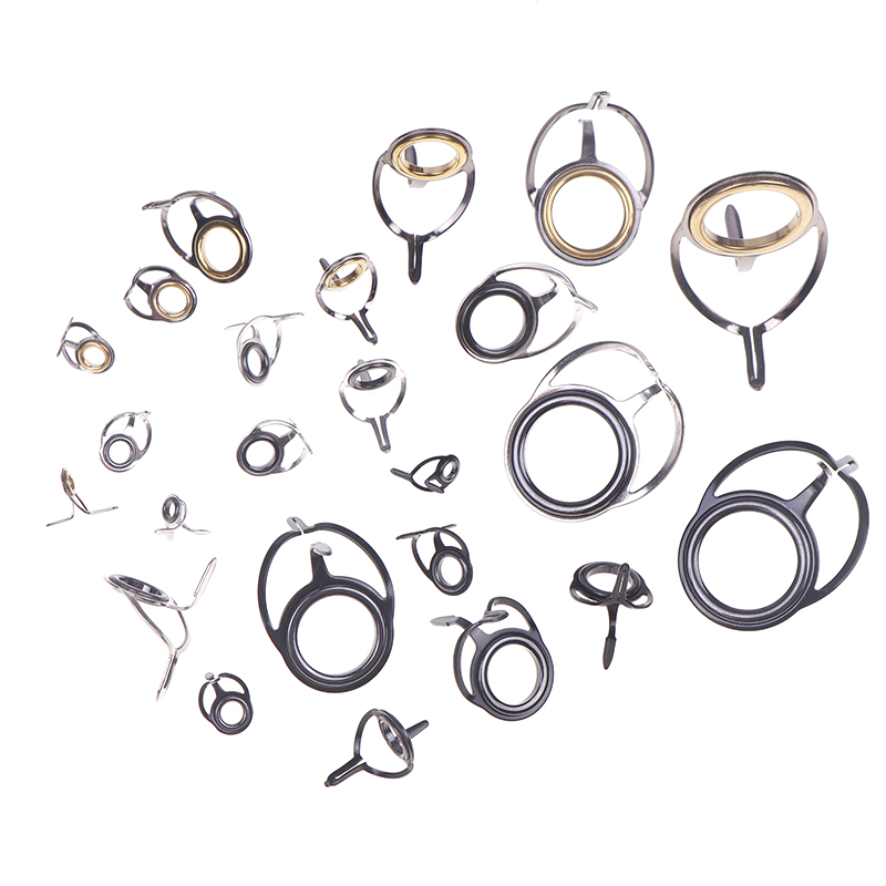 8Pcs Fishing Tackle Stainless  - Fishing Rod Tip Replacement 评论和价格