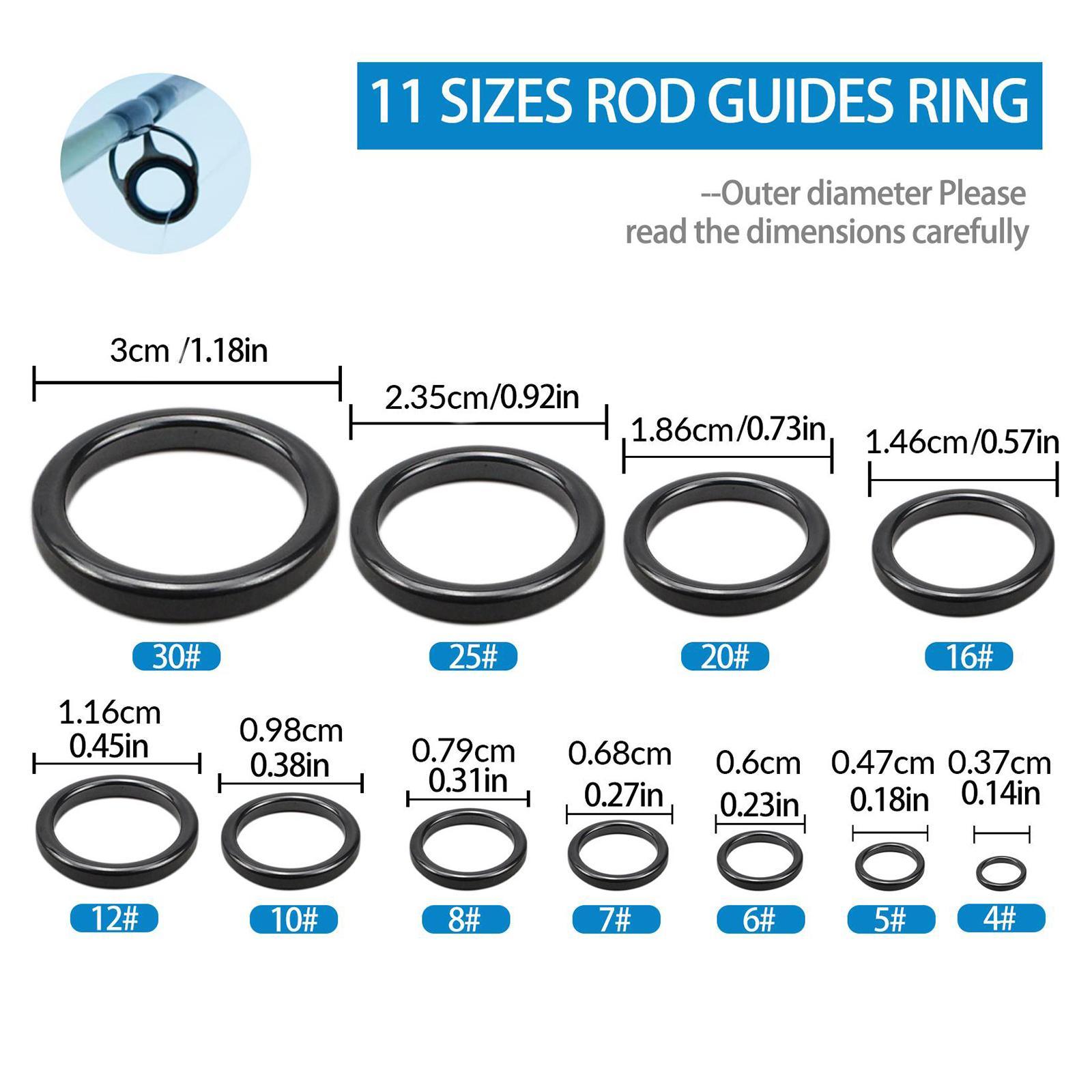 DIY Ceramic Fishing Rod Guides - Fishing Rod Guide Replacement 评论和价格